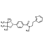 CAS#: 864759-42-2, N-Methyl-N-[2-(2-pyridinyl)ethyl]-4-(4,4,5,5-tetramethyl-1,3,2-dioxaborolan-2-yl)benzamide