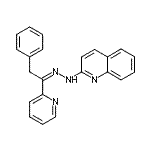 CAS#: 86486-16-0, 2-{(2Z)-2-[2-Phenyl-1-(2-pyridinyl)ethylidene]hydrazino}quinoline