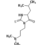 CAS#: 86503-13-1, 3-[3-(Dimethylamino)propyl]-5-isobutyl-2-thioxo-4-imidazolidinone
