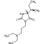 CAS#: 86503-24-4, (5R)-5-[(2R)-2-Butanyl]-3-[3-(diethylamino)propyl]-2-thioxo-4-imidazolidinone