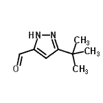 CAS#: 865138-11-0, 3-(2-Methyl-2-propanyl)-1H-pyrazole-5-carbaldehyde