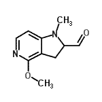 CAS#: 86518-13-0, 4-Methoxy-1-methyl-2,3-dihydro-1H-pyrrolo[3,2-c]pyridine-2-carbaldehyde