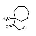 CAS#: 86518-89-0, 2-Chloro-1-(1-methylcycloheptyl)ethanone