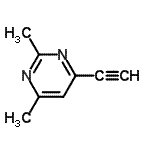 CAS#: 86521-00-8, 4-Ethynyl-2,6-dimethylpyrimidine