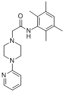 CAS#: 86523-71-9, 4-(2-Pyridinyl)-N-(2,3,5,6-Tetramethylphenyl)-1-Piperazineacetamide