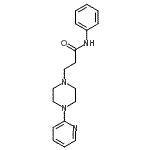 CAS 登录号：86523-85-5， N-苯基-3-[4-(2-吡啶基)-1-哌嗪基]丙酰胺