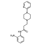 CAS 登录号：86523-91-3， N-(2-氨基苯基)-3-[4-(2-吡啶基)-1-哌嗪基]丙酰胺