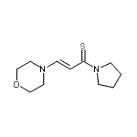 CAS#: 865294-11-7, (2E)-3-(4-Morpholinyl)-1-(1-pyrrolidinyl)-2-propene-1-thione