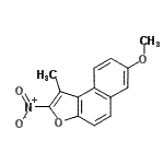 CAS#: 86539-71-1, 7-Methoxy-1-methyl-2-nitronaphtho[2,1-b]furan