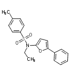 CAS#: 865486-73-3, N-Ethyl-4-methyl-N-(5-phenyl-2-furyl)benzenesulfonamide
