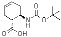 CAS 登录号：865689-24-3， (1R,6R)-6-({[(2-甲基-2-丙基)氧基]羰基}氨基)-3-环己烯-1-羧酸