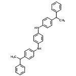 CAS#: 86579-43-3, N,N'-Bis[4-(1-phenylethyl)phenyl]-1,4-benzenediamine