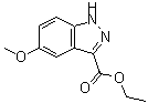 CAS#: 865887-16-7, Ethyl 5-methoxy-1H-indazole-3-carboxylate