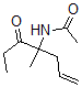 CAS 登录号：866105-60-4， N-[1-甲基-1-(1-氧代丙基)-3-丁烯基]-乙酰胺