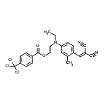 CAS#: 86626-75-7, 2-{[4-(2,2-Dicyanovinyl)-3-methylphenyl](ethyl)amino}ethyl 4-(trichloromethyl)benzoate