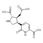 CAS#: 86630-09-3, 5-[(3S,4S,5S)-5-Carboxy-4-(carboxymethyl)-3-pyrrolidinyl]-6-oxo-1,6-dihydro-2-pyridinecarboxylic acid