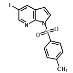 CAS#: 866318-99-2, 5-Fluoro-1-[(4-methylphenyl)sulfonyl]-1H-pyrrolo[2,3-b]pyridine