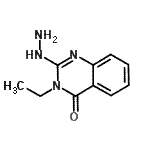 CAS 登录号：86662-57-9， 3-乙基-2-肼基-4(3H)-喹唑啉酮