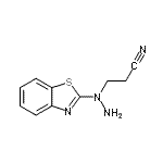 CAS#: 86691-41-0, 3-[1-(1,3-Benzothiazol-2-yl)hydrazino]propanenitrile