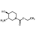 CAS#: 86718-21-0, Ethyl (3S,4S)-3-amino-4-hydroxy-1-piperidinecarboxylate
