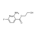 CAS 登录号：86724-99-4， 2-羟基乙基2-氨基-6-氟烟酸酯