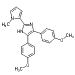 CAS#: 86739-92-6, 4,5-Bis(4-methoxyphenyl)-2-(1-methyl-1H-pyrrol-2-yl)-1H-imidazole