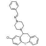 CAS 登录号：86758-90-9， (E)-N-[4-(8-氯-10,11-二氢二苯并[b,f]硫杂卓-10-基)-1-哌嗪基]-1-苯基甲亚胺