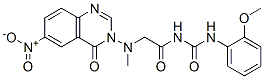 CAS#: 86816-95-7, N-(((2-Methoxyphenyl)Amino)Carbonyl)-2-(((6-Nitro-4-Oxo-3(4H)-Quinazolinyl)Methyl)Amino)-Acetamide