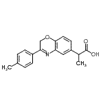 CAS#: 86818-31-7, 2-[3-(4-Methylphenyl)-2H-1,4-benzoxazin-6-yl]propanoic acid
