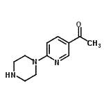 CAS#: 868245-27-6, 1-[6-(1-Piperazinyl)-3-pyridinyl]ethanone