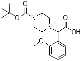 CAS#: 868260-20-2, (2-Methoxyphenyl)(4-{[(2-methyl-2-propanyl)oxy]carbonyl}-1-piperazinyl)acetic acid