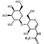 CAS 登录号：868264-13-5， 2-乙酰氨基-1,5-脱水-2-脱氧-4-O-beta-D-吡喃半乳糖基-D-阿拉伯糖-己-1-烯糖