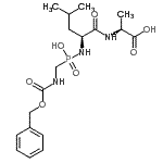 CAS#: 86835-16-7, N-[({[(Benzyloxy)carbonyl]amino}methyl)(hydroxy)phosphoryl]-L-leucyl-L-alanine