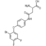 CAS#: 868359-05-1, N-[4-(2-Bromo-4,5-difluorophenoxy)phenyl]-L-asparagine