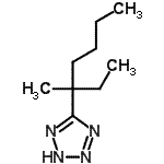 CAS#: 86842-37-7, 5-(3-Methyl-3-heptanyl)-2H-tetrazole
