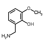 CAS 登录号：86855-27-8， 2-(氨基甲基)-6-甲氧基苯酚