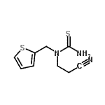 CAS 登录号：868591-22-4， 1-(2-氰基乙基)-1-(2-噻吩基甲基)硫脲
