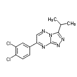 CAS#: 86869-96-7, 7-(3,4-Dichlorophenyl)-3-isopropyl[1,2,4]triazolo[4,3-b][1,2,4]triazine