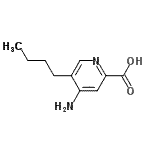 CAS#: 86873-66-7, 4-Amino-5-butyl-2-pyridinecarboxylic acid