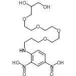 CAS 登录号：869308-38-3， N-(15,16-二羟基-4,7,10,13-四氧杂-十六烷基)-2,4-二硝基苯胺