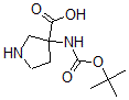 CAS#: 869786-49-2, 3-[[(1,1-Dimethylethoxy)Carbonyl]Amino]-3-Pyrrolidinecarboxylic Acid