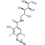 CAS#: 86979-64-8, 6-[(4-Azido-2-hydroxy-3,5-diiodobenzoyl)amino]-6-deoxy-D-glucose