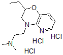 CAS#: 86979-88-6, 2-Ethyl-2,3-Dihydro-N,N-Dimethyl-4H-Pyrido[3,2-b]-1,4-Oxazine-4-Ethanamine Hydrochloride (1:3)