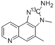 CAS#: 86984-30-7, 2-Amino-3,4-Dimethyl-3H-Imidazo[4,5-f]Quinoline-2-13C