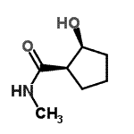 CAS#: 86984-35-2, (1R,2S)-2-Hydroxy-N-methylcyclopentanecarboxamide