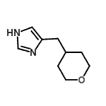 CAS#: 869842-14-8, 4-(Tetrahydro-2H-pyran-4-ylmethyl)-1H-imidazole