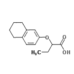 CAS#: 869947-98-8, 2-(5,6,7,8-Tetrahydro-2-naphthalenyloxy)butanoic acid
