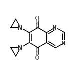 CAS 登录号：87039-52-9， 6,7-二(1-氮丙啶基)-5,8-喹唑啉二酮