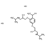 CAS#: 87049-33-0, 3,3'-{[4-(1-Hydroxyethyl)-1,3-phenylene]bis(oxy)}bis[1-(isopropylamino)-2-propanol] dihydrochloride