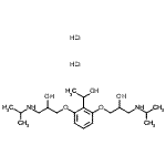 CAS#: 87049-35-2, 3,3'-{[2-(1-Hydroxyethyl)-1,3-phenylene]bis(oxy)}bis[1-(isopropylamino)-2-propanol] dihydrochloride